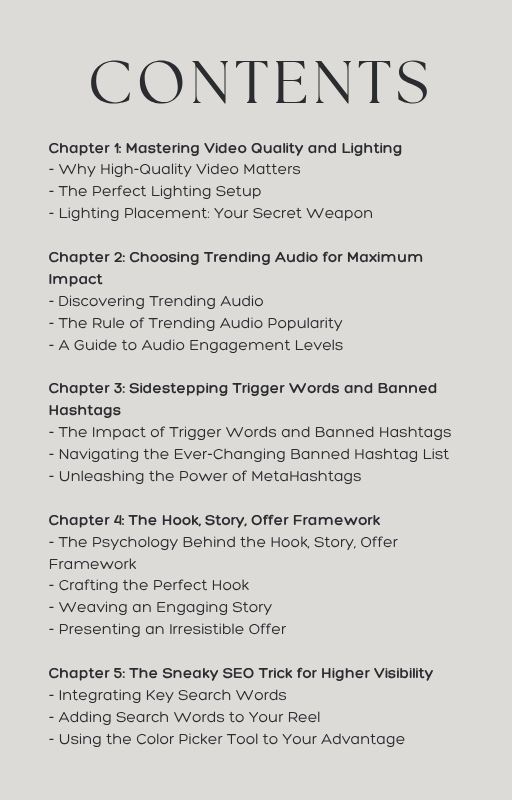 Reels That Reach Ebook With MRR