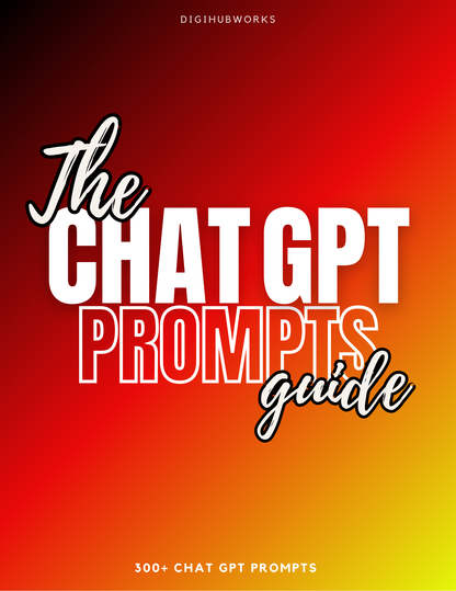 300+ CHAT GPT PROMPTS Ebook With MRR