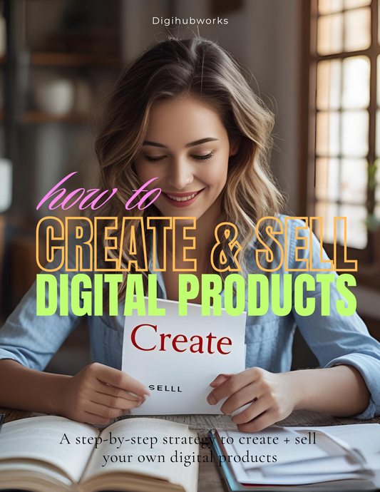 Create & Sell Digital Products Ebook With MRR